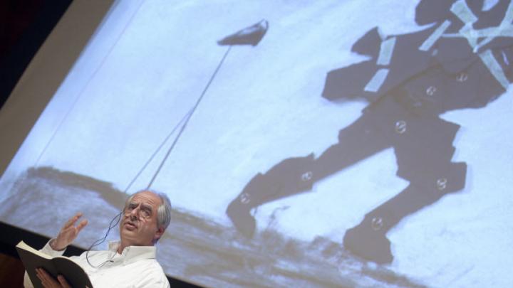 William Kentridge delivers the first 2012 Norton Lecture in Sanders Theatre.