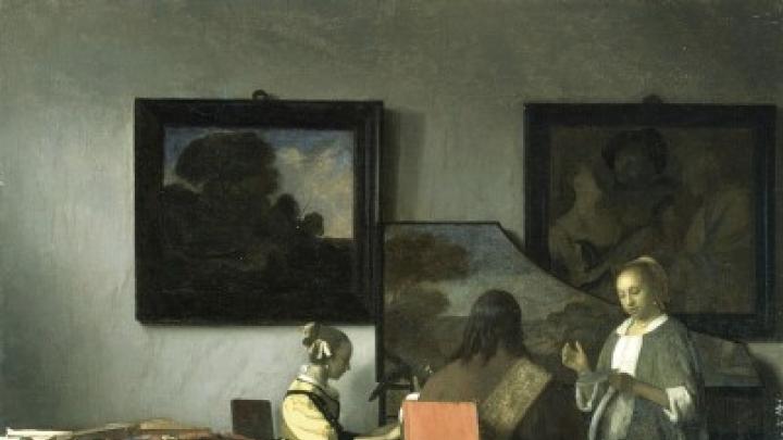 <i>The Concert</i> by Johannes Vermeer (1632-1675). Now missing, it is one of only 34 verified Vermeers.