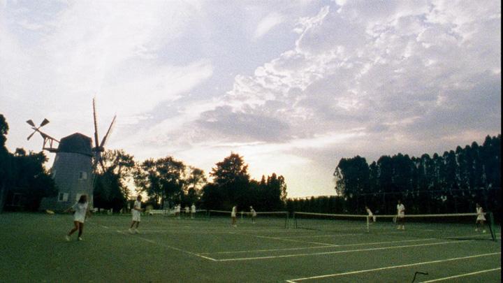 Tennis courts, Wainscott, Hamptons, New York