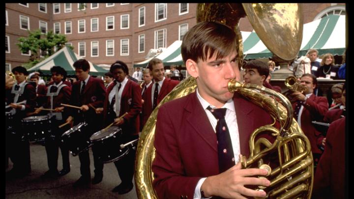 The Harvard Band helps ensure that there is always music at Commencement as well.