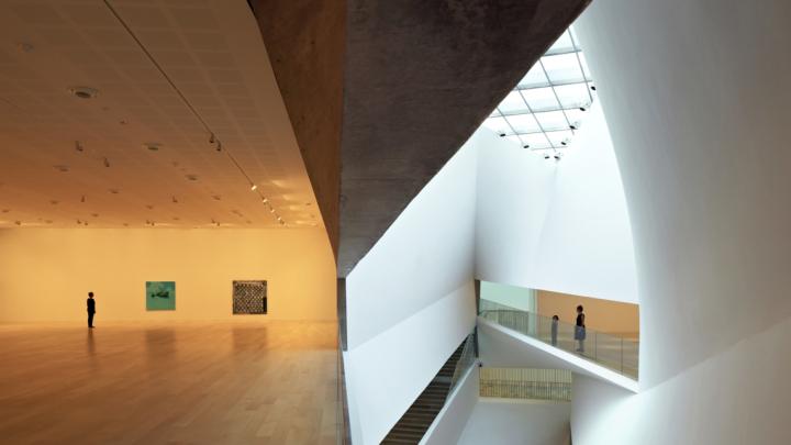 “Lightfall” and a gallery displaying Israeli art