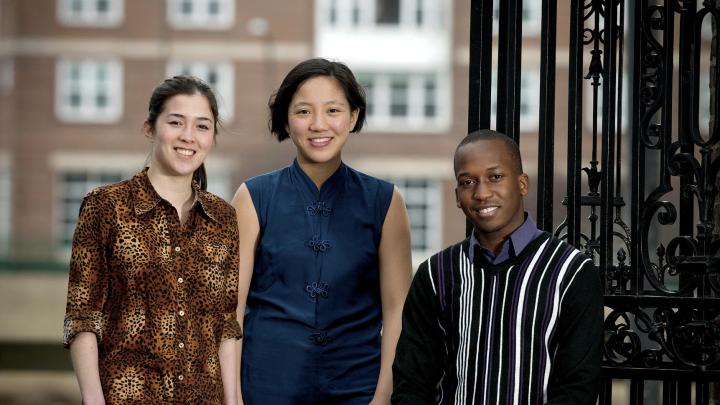 Annie Ryu, Jenny Ye, and Dalumuzi Happy Mhlanga