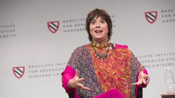 Playwright and activist Eve Ensler opened the two-day conference with a reading from her recent memoir.