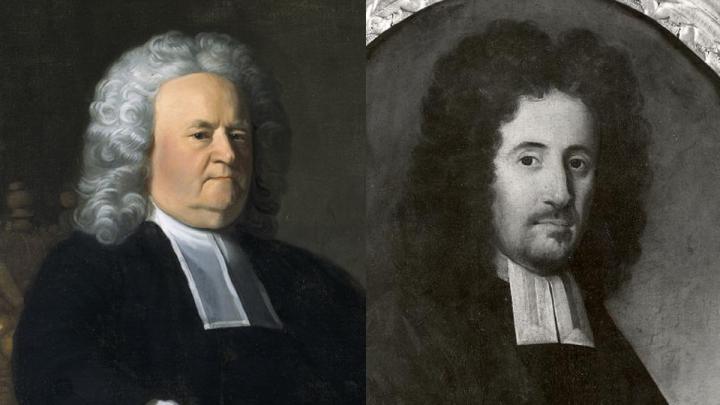 In the eighteenth century, Harvard presidents Edward Holyoke (left) and Benjamin Wadsworth both owned slaves.
