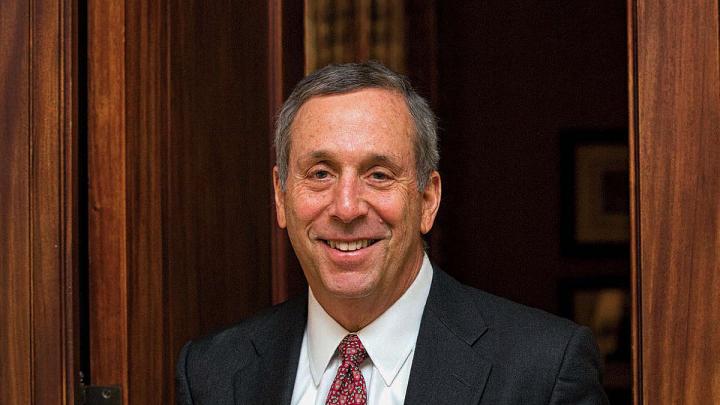 Portrait of Harvard President Lawrence S. Bacow