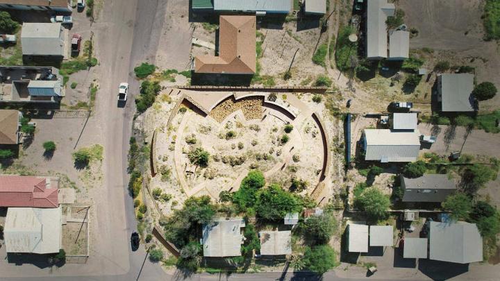 El Cementerio Del Barrio de los Lipanes in Presidio, Texas, as developed by MASS Design’s Santa Fe-based staff