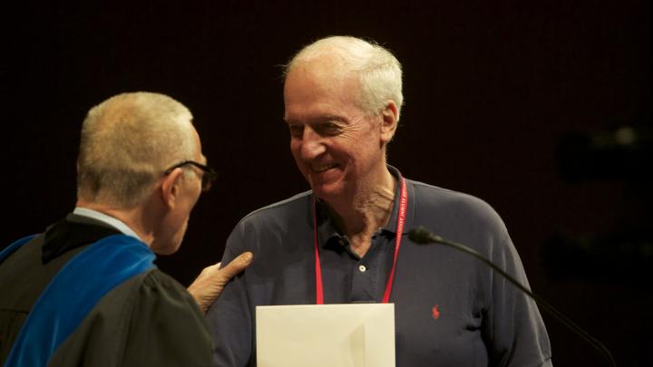 Richard Ferber ’64, M.D. ’79, receives honorary membership.