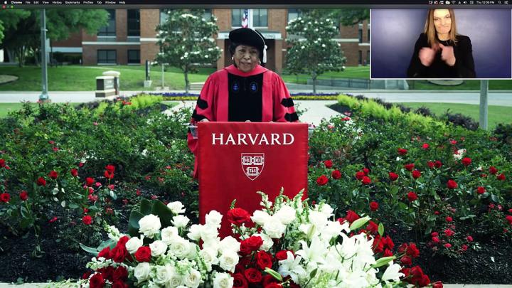 Photograph of Commencement guest speaker Ruth J. Simmons