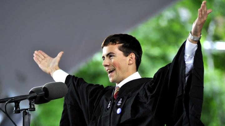 Latin Salutatorian Paul Mumma ’09 (<a href="http://harvardmagazine.com/commencement/2009-speeches">View a video of his speech</a>.)