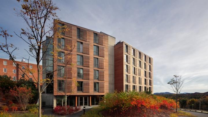 New Kripalu residence sits at an elegant angle on the land