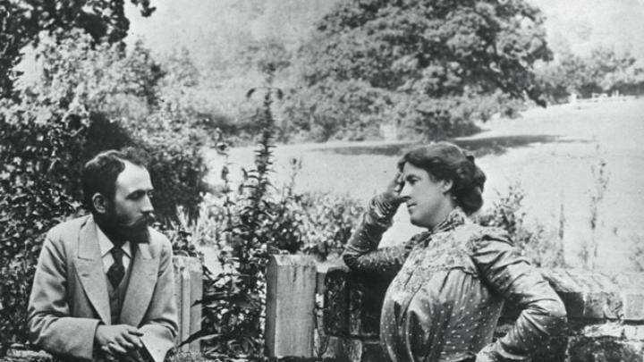Mary and Bernard Berenson in the garden of her mother’s country house near Fernhurst, England, 1898  