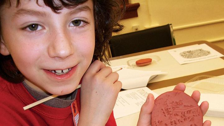 Do-it-yourself cuneiform at the Peabody Museum’s Wonders of Writing family event