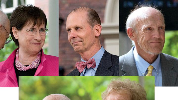 Clockwise from top left: Susan S. Wallach, Charles W. Collier, Harry L. Parker, Ellen R. Gordon and Melvin J. Gordon