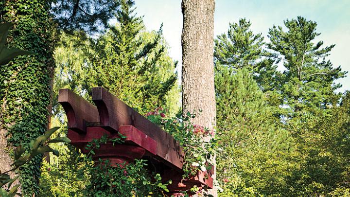 The vine-covered folly