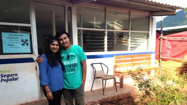 During her time in Mexico, Ishani Premaratne '15, also a Global Health Equity Option Scholar, worked closely with the <i>pasante</i> assigned to her clinic. <i>Pasantes</i> are recently graduated Mexican doctors in their mandatory social-service year. CES hosts a <i>pasante</i> in each of its six clinics for a six-month training and mentorship program.