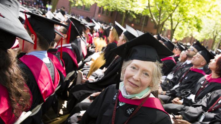 Joan Lambert among the 2014 graduates