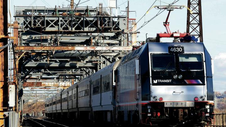 A New Jersey Transit train crosses a 1910 bridge in Kearney, N.J., over which 150,000 to 200,000 passengers cross daily&mdash;making it perhaps the busiest rail span in the Western Hemisphere. It is obsolete, but a $940-million plan to replace it remains unfunded. 