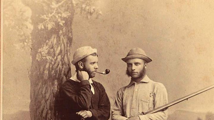 Westward ho! Theodore Roosevelt and brother Elliott en route to TR&rsquo;s first western hunting trip, 1880 