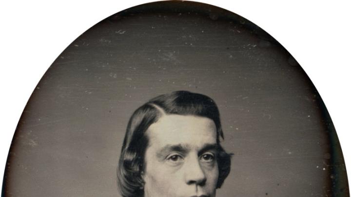 Daguerreotype portrait of Unitarian minister Thomas Starr King