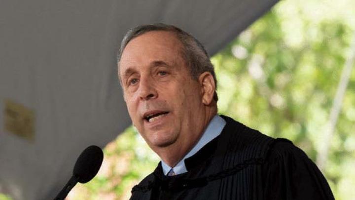 President Lawrence S. Bacow at Commencement May 26, 2022