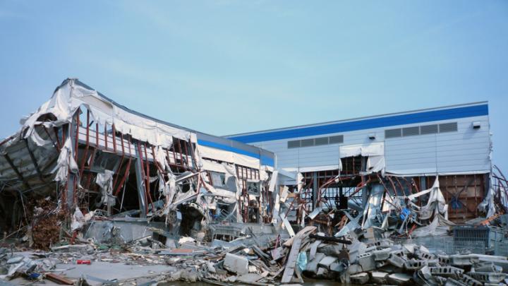 Another scene of the disaster's aftermath in Kesennuma