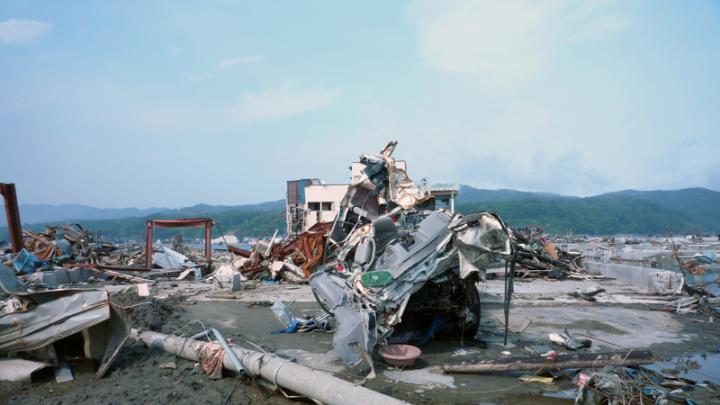 Another scene of the disaster's aftermath in Kesennuma