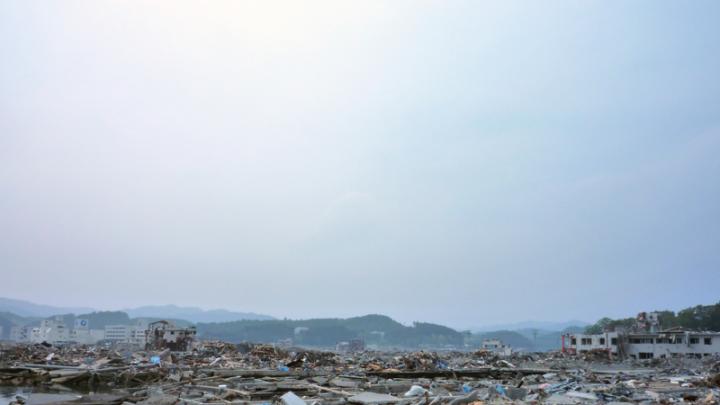 Minami-Sanriku, a town south of Kesennuma where over half the population is still missing and presumed dead