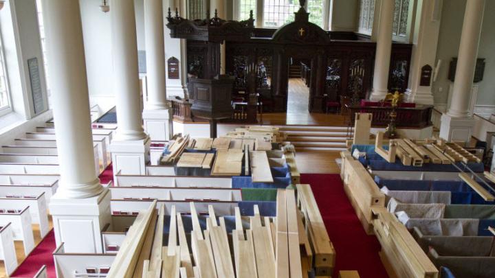 A new organ is being installed in Memorial Church this summer.