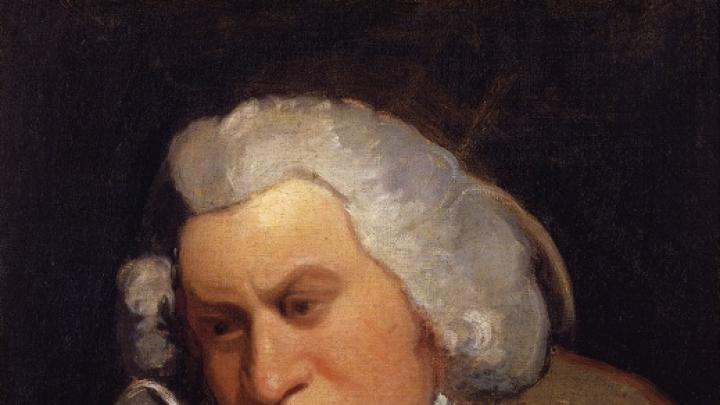 A copy portrait of Samuel Johnson by Gilbert Stuart, after Sir Joshua Reynolds, from <em>A Monument More Durable Than Brass</em> at Houghton Library