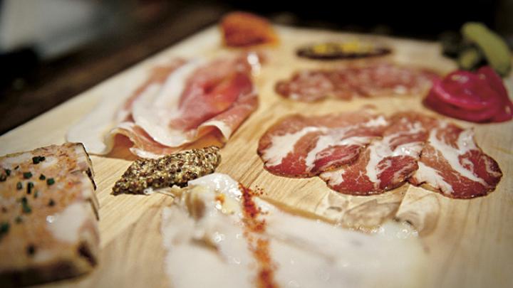 Cured meats, specialties of the house.