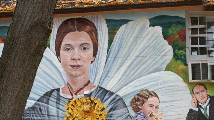 Photograph courtesy of David Fichter Detail of <i>Amherst Community History Mural</i>