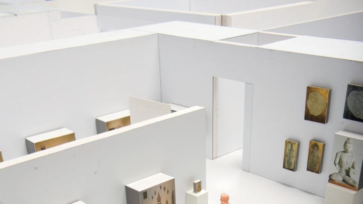 Using scale models of the galleries in the Harvard Art Museums’ new building, curators are already choosing the objects for permanent installation.