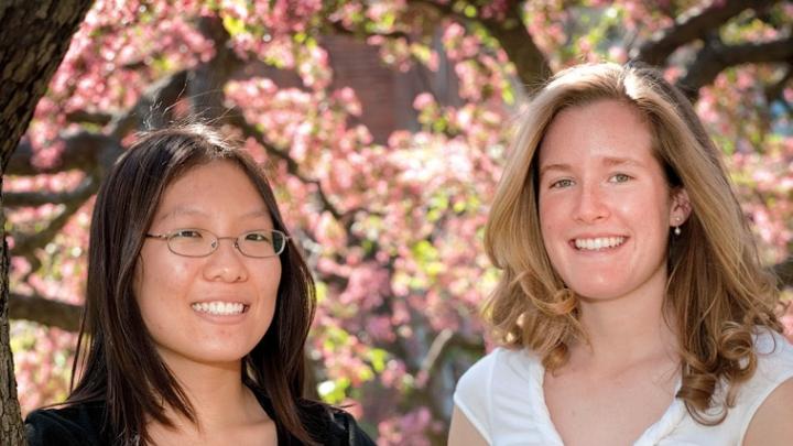 From left: Katherine Xue and Isabel Ruane