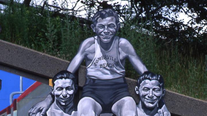 Photograph courtesy of David Fichter Detail for <i>Mystic River Mural</i>