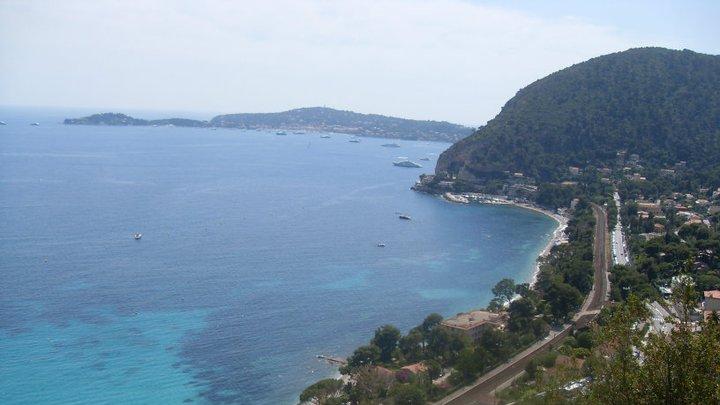 The coastline at Eze-sur-Mer