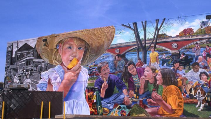 Photograph courtesy of David Fichter <i>Sunday Afternoon on the Charles</i>