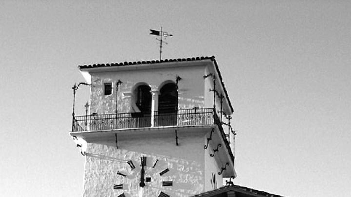 The Santa Barbara (California) Courthouse clock tower