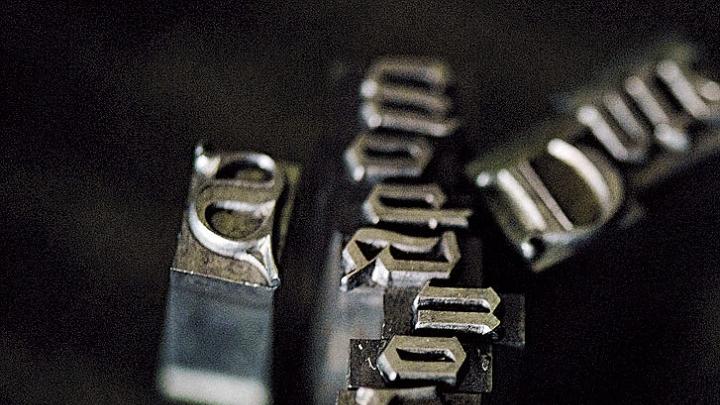 Arion casts and maintains a large inventory of letterpress type 