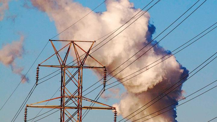 A coal-fired power plant, southern United States