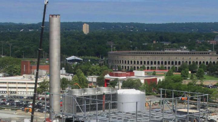Photograph of Allston cogeneration energy plant