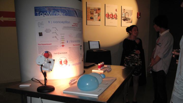 The "Tapminder" exhibit on display at the Laboratory at Harvard’s 2011 one-night Fall Exhibition