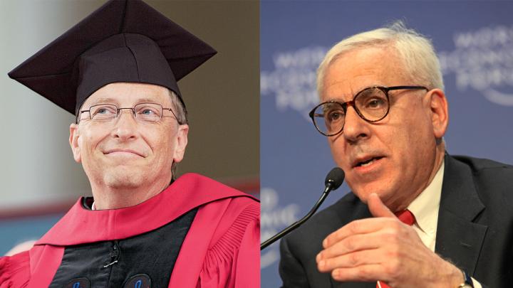 Honorand Bill Gates, the guest speaker at the 2007 Commencement, relished receiving a Harvard degree a mere three decades late. David M. Rubenstein is a co-chair of The Harvard Campaign.