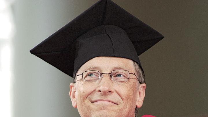 An honorand and the principal guest speaker at the 2007 Commencement exercises, Bill Gates reveled in collecting his Harvard degree—30-plus years after he dropped out of the College.