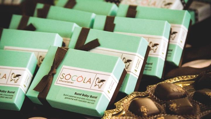 The upscale chocolates—boxes of a dozen,  like these, retail for $25 each—draw on flavors from  Vietnam and the rest of the world.