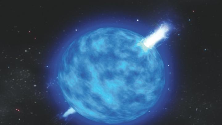 Bright jets from a collapsing stellar core provide astronomers with  an essential measuring device for  probing the universe.