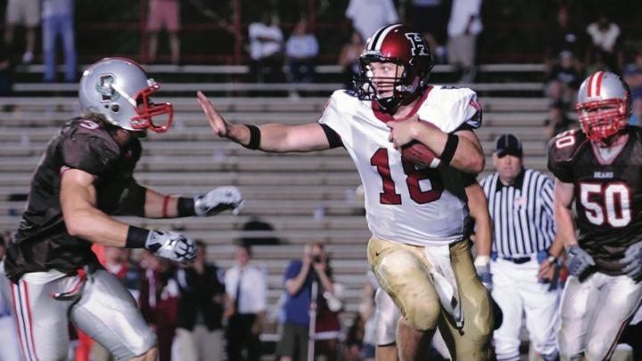 Quarterback Andrew Hatch’s forte is passing, but Brown’s defenders kept him on the run in a 29-14 blowout.