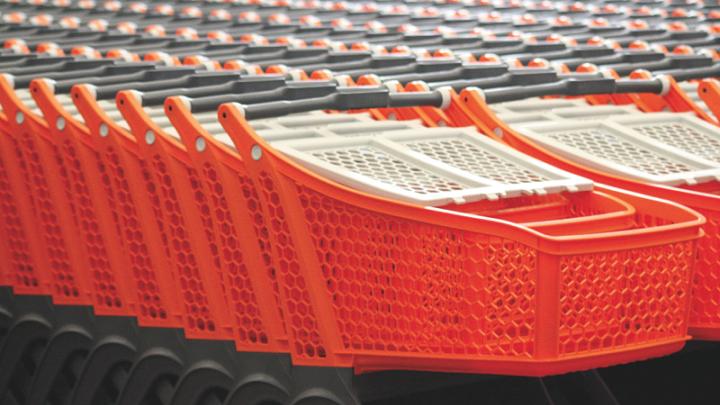 An abundance of shopping carts, from the Peabody Museum’s “Trash Talk” lecture series