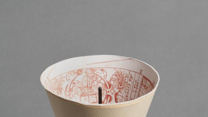 Image courtesy of Department of Digital Imaging and Visual Resources, Harvard Art Museums © 2011 President and Fellows of Harvard College Side view of the facsimile made by the Harvard Art Museum