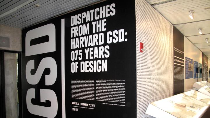 Developing a thematic exhibition is a way to reflect on the GSD’s position in the present, as well as future events, thoughts, and ideas, says curatorial director Peter Christensen, G ’14, who collaborated on this exhibit with more than 60 students, professors, alumni, and staff members.