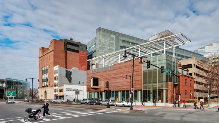 The new museum in its neighborhood setting